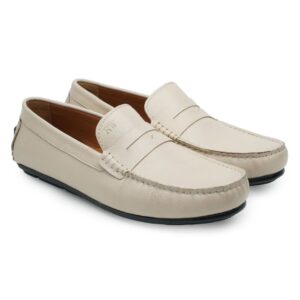 Off White Penny Loafer Moccasins
