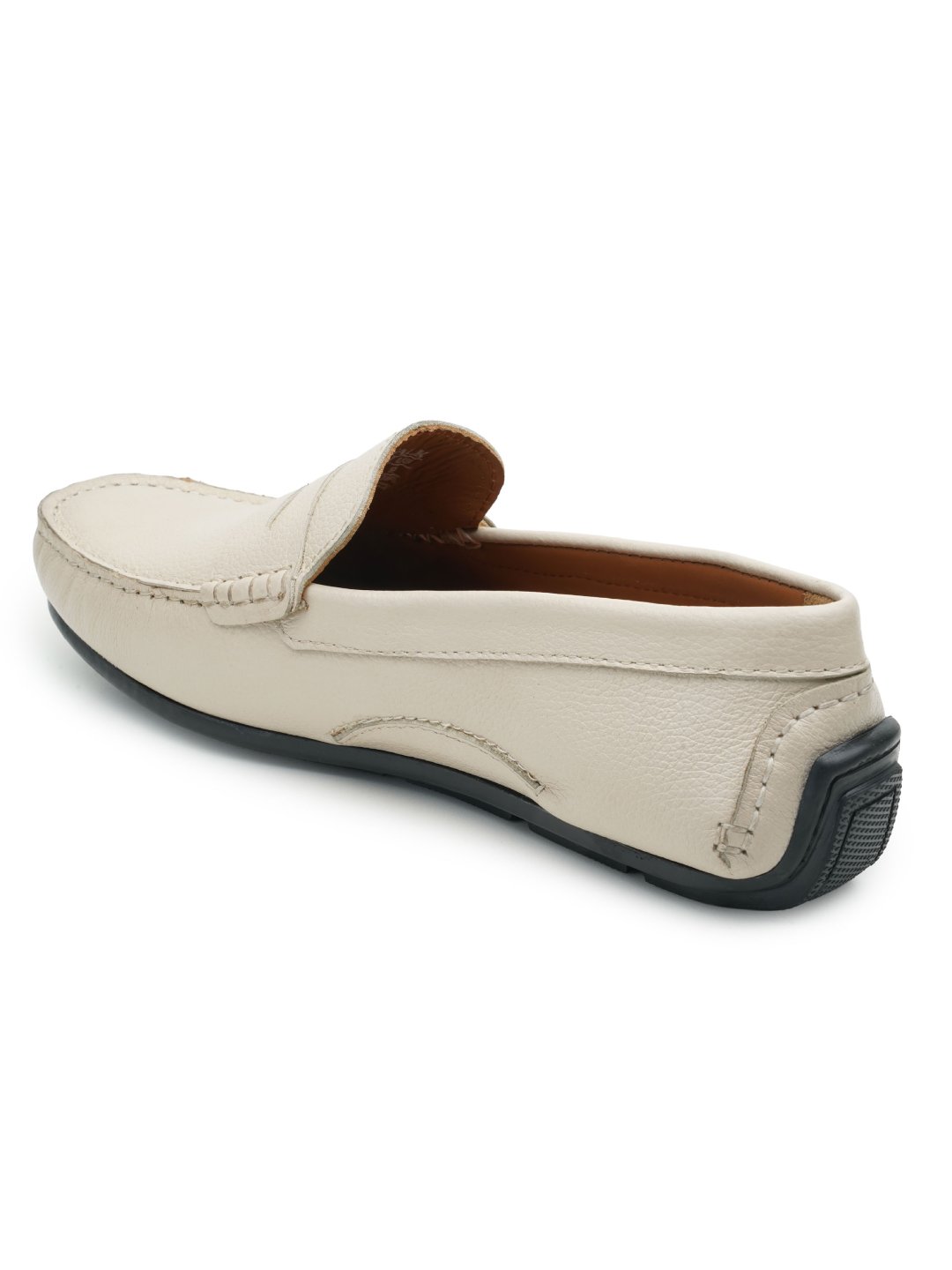 Off White Penny Loafer Moccasins - Image 4