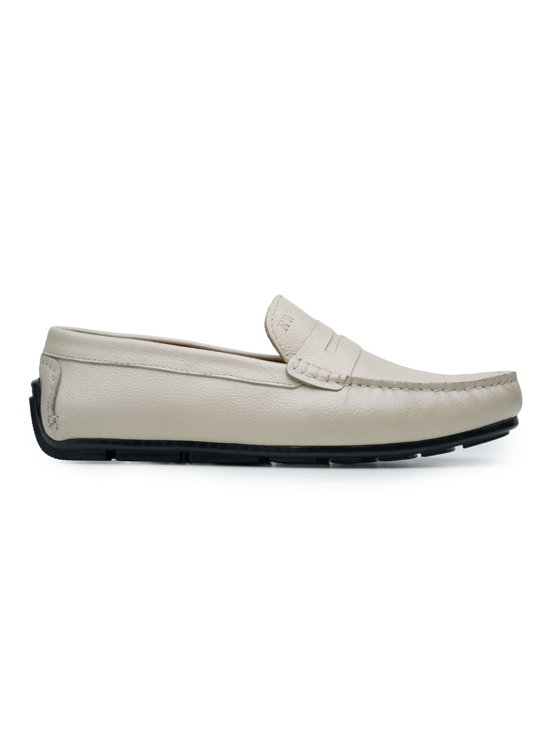 Off White Penny Loafer Moccasins - Image 3