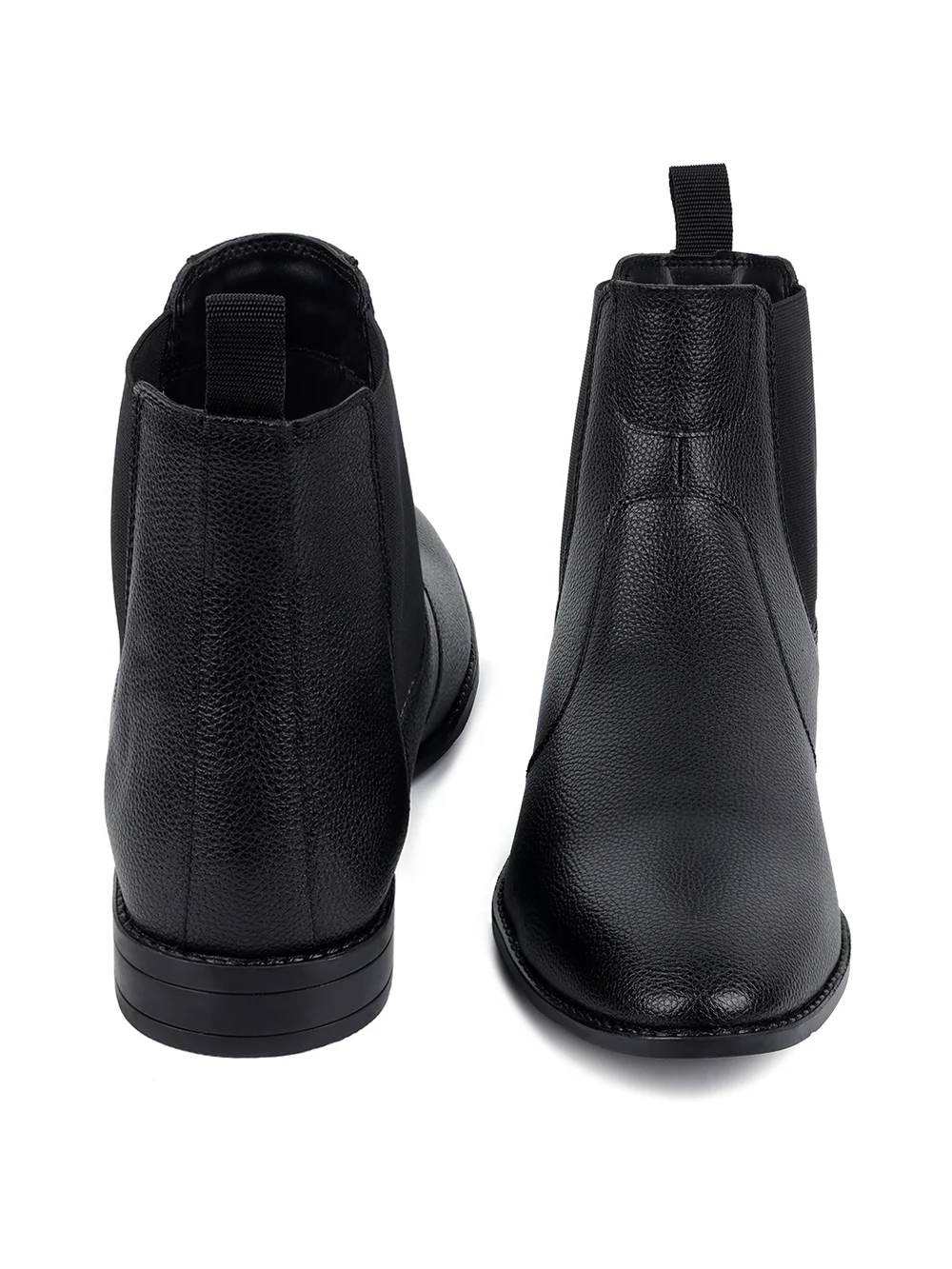 Obsidian Black Handcrafted Chelsea Milled Boots Sale priceRs. 1,949 Regular priceRs. 3,999 - Image 2