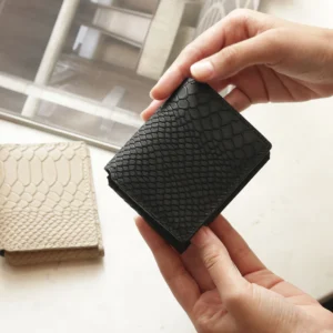 QUINN FOLD CROC WALLET