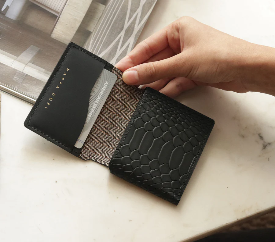 QUINN FOLD CROC WALLET - Image 3